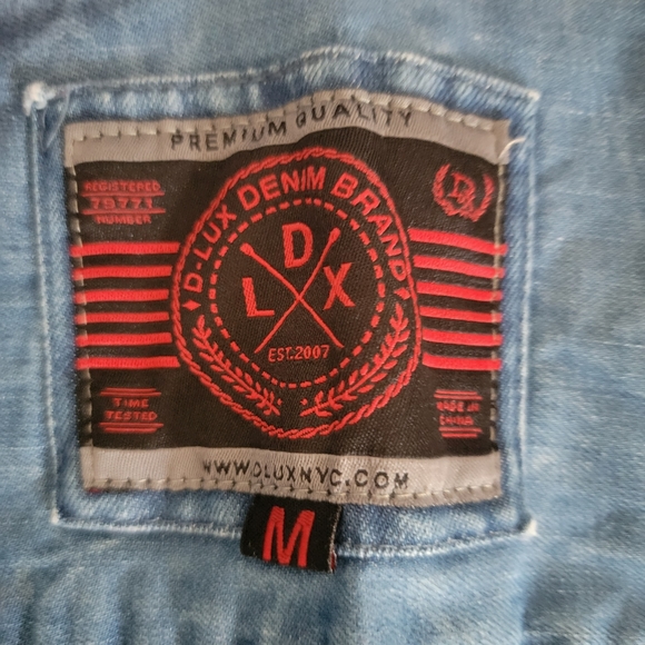 D-LUX DENIM JACKET SIZE MEDIUM - Picture 7 of 11